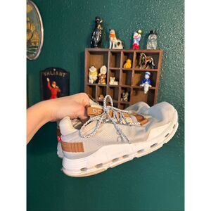 On Cloud Womens CloudNova Running Shoes White Pearl Size 8 Women’s